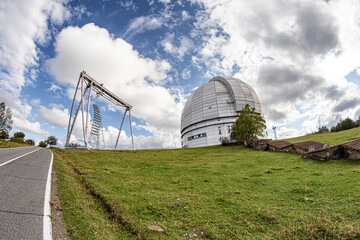 Entrance to the building of Special Astrophysical Observatory