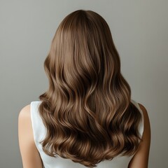 Naklejka premium hair of a woman