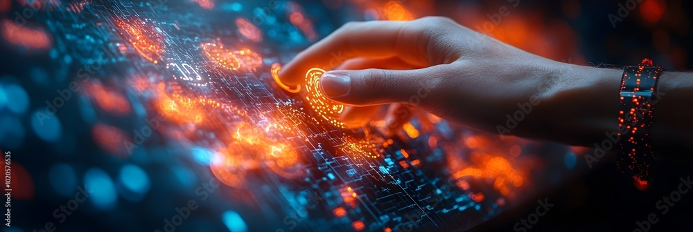 Poster glowing electrical spark bursting with dynamic energy and futuristic technology. cinemagraph of a br