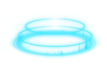 Futuristic portal png element, digital remix, transparent background