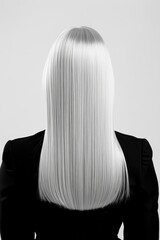 Naklejka premium woman with hair
