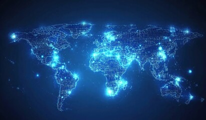 Fototapeta premium world map