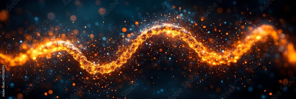 Poster intelligence interpreting genetic data to identify risks and enable personalized,data-driven healthcare solutions.