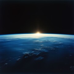 sunrise over the earth