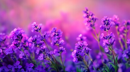 lavender field in region