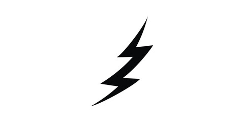 Lightning, electric power vector icon design. Energy and thunder electricity icons