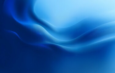Fototapeta premium Abstract blue background with smooth curves.