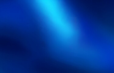 Obraz premium A blurred blue gradient background with a brighter area in the center.