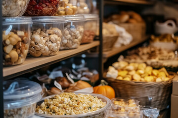 Happy Thanksgiving, big family dinner with turkey feast home celebration, Generative AI