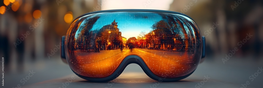 Poster pioneering communications industry leveraging augmented reality technologies for innovative solution
