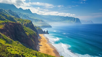 view of the coast of the sea