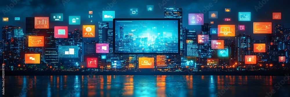 Poster the communication industry transformed by the democratization of innovative content creation tools,e