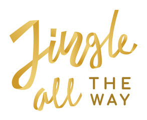 Christmas quote png sticker, gold holiday typography