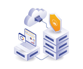 Server data security system analysis