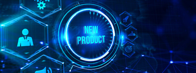 Obraz premium New Product Business Development Concept. 3d illustration