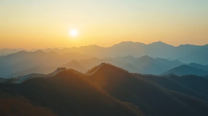 Obraz premium sunrise over the mountains