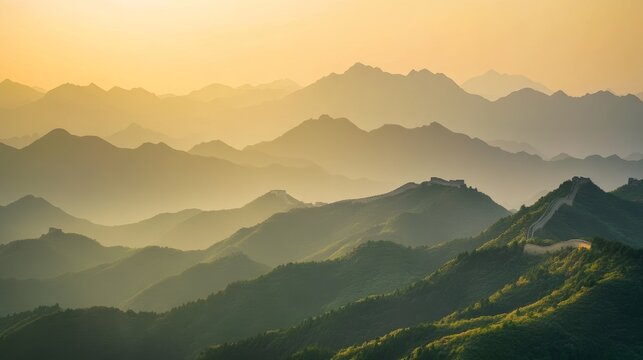 sunrise over the mountains