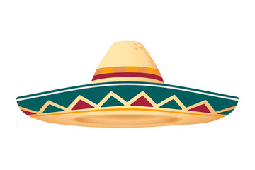 Mexican Sombrero png sticker, hat transparent background