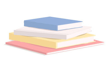 Books png sticker, home decor illustration, transparent background