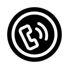 Phone Call glyph icon