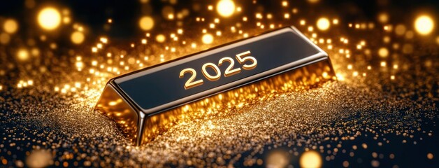 1. 2025 Gold Bar with New Year's Eve Lights in Background
2. No Progress After One Year in Online Video Game or Web App
3. Simple Illustration of a Concept or Idea