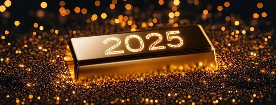 1. 2025 Gold Bar with New Year's Eve Lights in Background
2. No Progress After One Year in Online Video Game or Web App
3. Simple Illustration of a Concept or Idea
