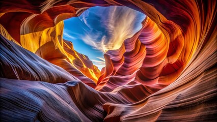Incredible portraits highlight Antelope Canyon's distinctive rock formations and enchanting light patterns, revealing the captivating beauty of nature through exceptional photography.