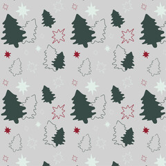 pattern Christmas tree