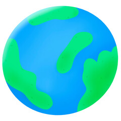 hand drawing of earth icon illustration perfect for space theme set