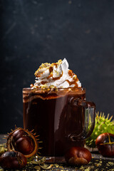 Chestnut hot chocolate