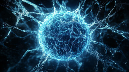 3d rendered illustration of dna Generative AI