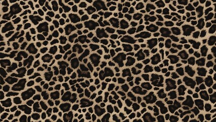 leopard texture dark background real hair modern design