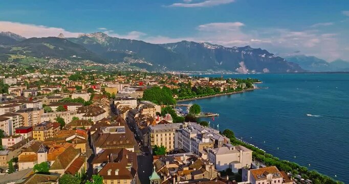 Vevey is a city in western Switzerland, in the French-speaking canton of Vaud. One of the main centers of the Swiss Riviera. Vevey is located on the shores of Lake Geneva