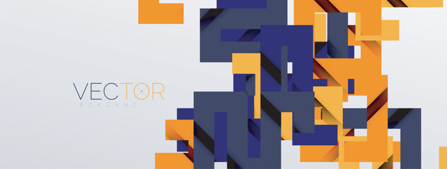 Obraz premium Color bend lines with shadow texture effect. Vector Illustration For Wallpaper, Banner, Background, Card, Book Illustration, landing page