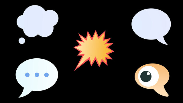 Speech & Thought Icons