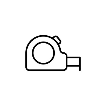 recommend clip art: Ruler outline icons, minimalist vector illustration ,simple transparent graphic element .Isolated on white background