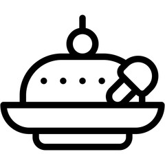 Vector Icon Risotto, Mediterranean, Food, Italian Food, Healthy Food