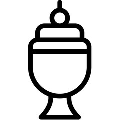 Vector Icon Sabayon, Italian Food, Dessert, Sweat, Food And Restaurant