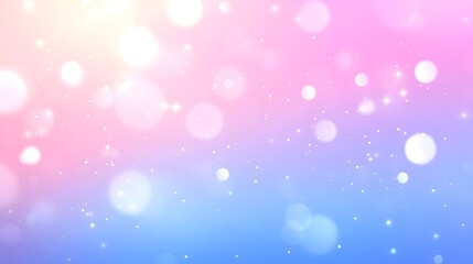 Blurred background in pastel colors, with a gradient of blue and pink, light sky blue and soft yellow