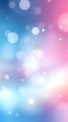 Blurred background in pastel colors, with a gradient of blue and pink, light sky blue and soft yellow
