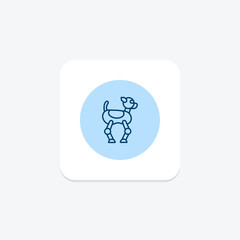 Robot Dog pentaglow  , vector, pixel perfect, illustrator file