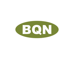 BQN logo design vector template. BQN