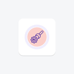 Ai Optimization color circle icon , vector, pixel perfect, illustrator file