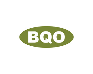BQO logo design vector template. BQO