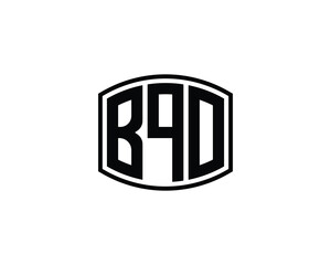 BQO logo design vector template. BQO