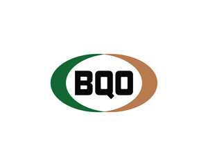 BQO logo design vector template. BQO