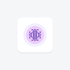 Data Science color circle icon , vector, pixel perfect, illustrator file