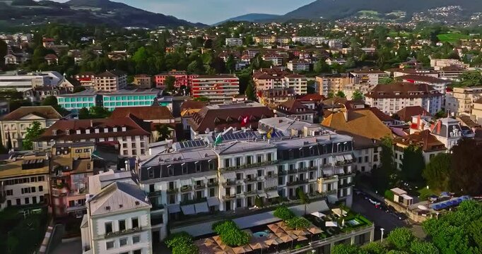 Vevey is a city in western Switzerland, in the French-speaking canton of Vaud. One of the main centers of the Swiss Riviera. Vevey is located on the shores of Lake Geneva