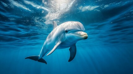 Obraz premium dolphin in the water