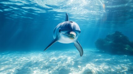 Obraz premium dolphin in the water